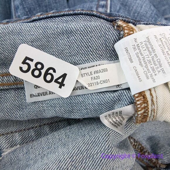 Madewell (flawed) men's Slim Authentic Flex Jeans in Seaward Wash, 34*30 - Picture 15 of 15